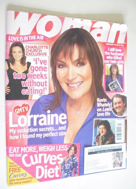 <!--2007-02-19-->Woman magazine - Lorraine Kelly cover (19 February 2007)