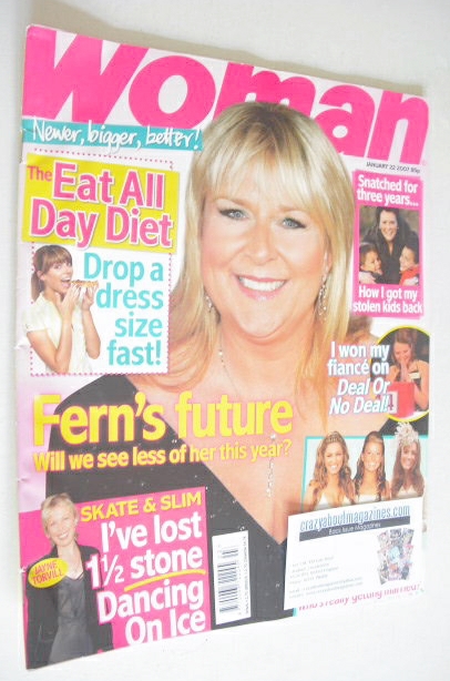 <!--2007-01-22-->Woman magazine - Fern Britton cover (22 January 2007)