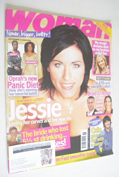 <!--2006-09-11-->Woman magazine - Jessie Wallace cover (11 September 2006)