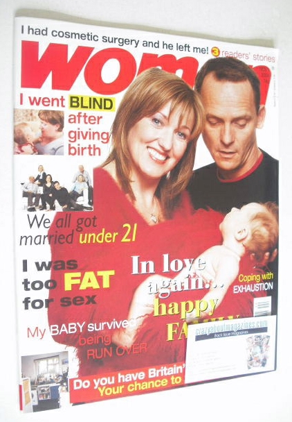 <!--2004-11-01-->Woman magazine - Kacey Ainsworth and Perry Fenwick cover (