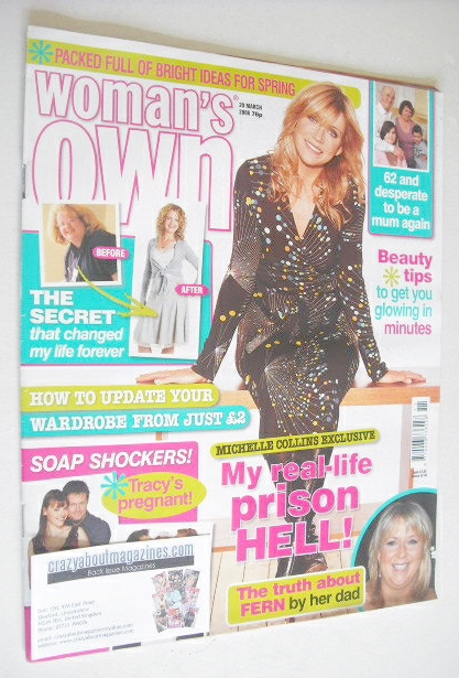 Woman's Own magazine - 20 March 2006 - Michelle Collins cover