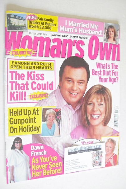 <!--2006-07-31-->Woman's Own magazine - 31 July 2006 - Eamonn Holmes and Ru