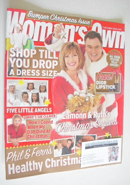 Woman's Own magazine - 11 December 2006 - Eamonn Holmes and Ruth Langsford cover