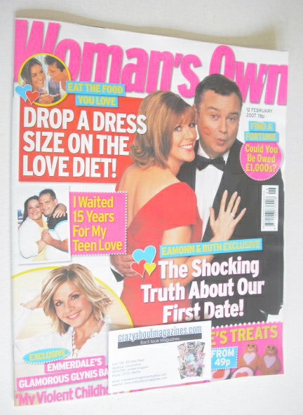 Woman's Own magazine - 12 February 2007 - Eamonn Holmes and Ruth Langsford cover