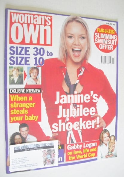 Woman's Own magazine - 3 June 2002 - Charlie Brooks cover