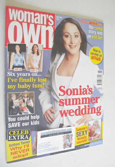 Woman's Own magazine - 3 May 2004 - Natalie Cassidy cover