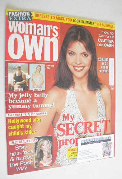 Woman's Own magazine - 17 May 2004 - Kate Ford cover