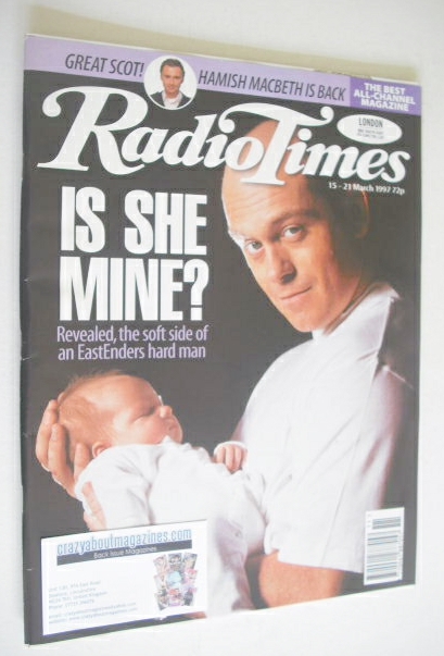 <!--1997-03-15-->Radio Times magazine - Ross Kemp cover (15-21 March 1997)