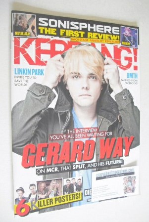 Kerrang magazine - Gerard Way cover (12 July 2014 - Issue 1525)