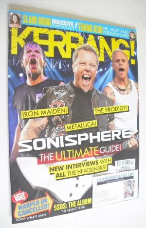 Kerrang magazine - Sonisphere cover (5 July 2014 - Issue 1524)