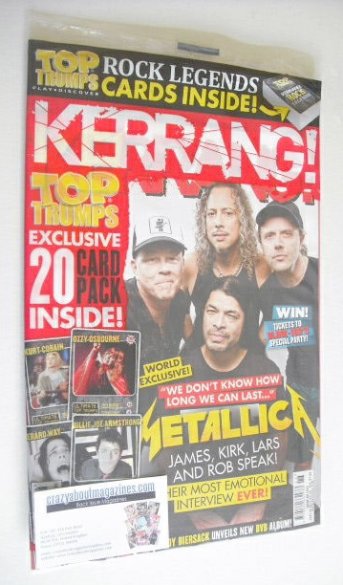 Kerrang magazine - Metallica cover (28 June 2014 - Issue 1523)