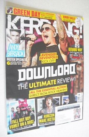 Kerrang magazine - Download Ultimate Review cover (21 June 2014 - Issue 1522)