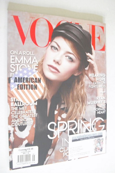 US Vogue magazine - May 2014 - Emma Stone cover
