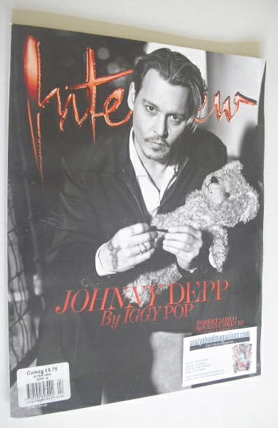 Interview magazine - April 2014 - Johnny Depp cover