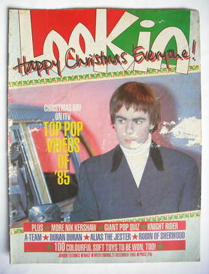 Look In magazine - Nik Kershaw cover (21 December 1985)
