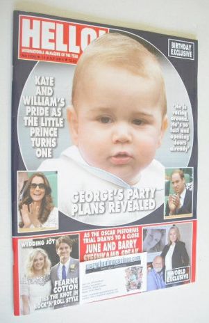 Hello! magazine - Prince George cover cover (14 July 2014 - Issue 1336)