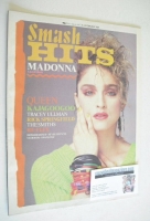 <!--1984-02-16-->Smash Hits magazine - Madonna cover (16-29 February 1984)
