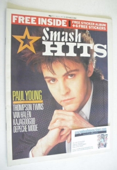 Smash Hits magazine - Paul Young cover (15-28 March 1984)