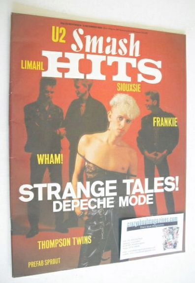 Smash Hits magazine - Depeche Mode cover (22 November - 5 December 1984)