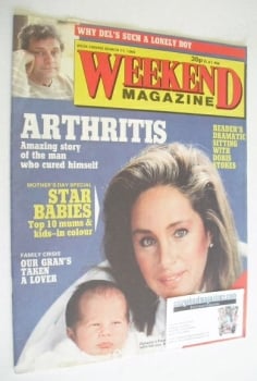 Weekend magazine - Pamela Bellwood cover (11 March 1986)