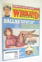 <!--1986-03-18-->Weekend magazine - Susan Tully cover (18 March 1986)