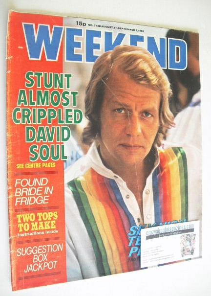 <!--1980-08-27-->Weekend magazine - David Soul cover (27 August - 2 Septemb