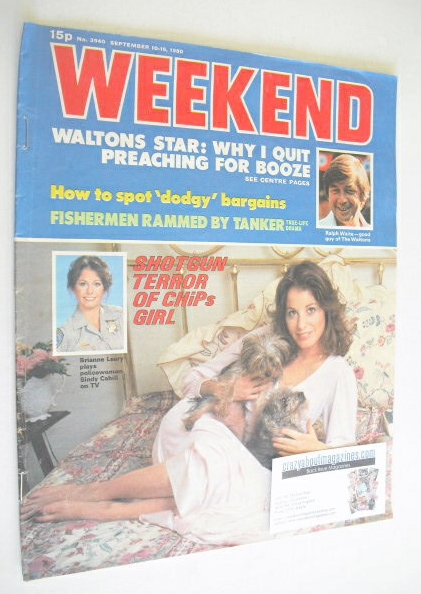 <!--1980-09-10-->Weekend magazine - Brianne Leary cover (10-16 September 19