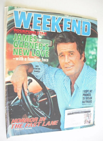 <!--1980-10-22-->Weekend magazine - James Garner cover (22-28 October 1980)