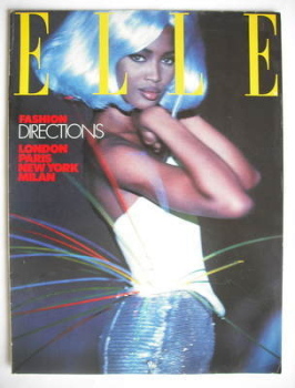 British Elle supplement - Fashion Directions 1990-1991 (Naomi Campbell cover)