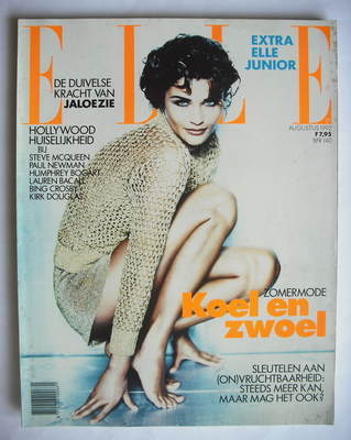 <!--1992-08-->Netherlands Elle magazine - August 1992 - Helena Christensen 