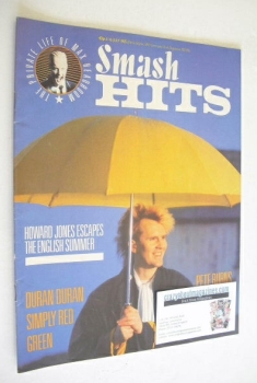 Smash Hits magazine - Howard Jones cover (3-16 July 1985)