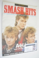 <!--1985-12-04-->Smash Hits magazine - A-Ha cover (4-17 December 1985)