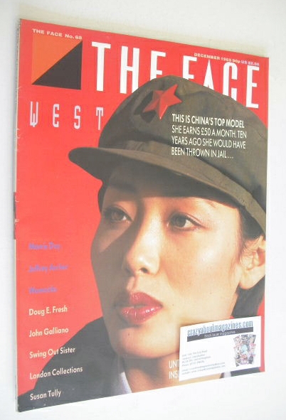 The Face magazine - China's Top Model cover (December 1985 - Issue 68)