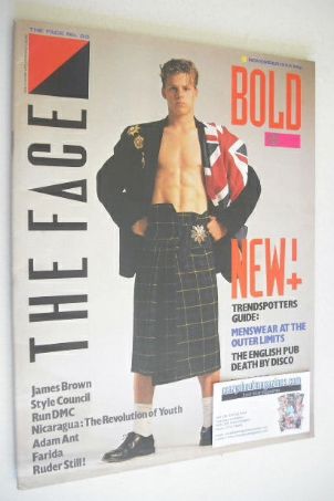 <!--1984-11-->The Face magazine - Menswear cover (November 1984 - Issue 55)