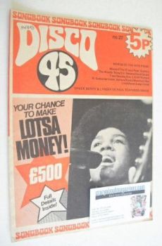 Disco 45 magazine - No 27 - January 1973 - Jermaine Jackson cover
