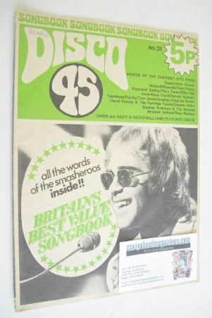 <!--1973-05-->Disco 45 magazine - No 31 - May 1973 - Elton John cover