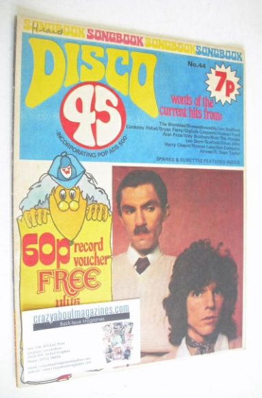 <!--1974-06-->Disco 45 magazine - No 44 - June 1974