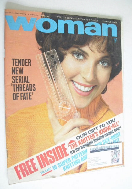 <!--1970-10-03-->Woman magazine (3 October 1970)