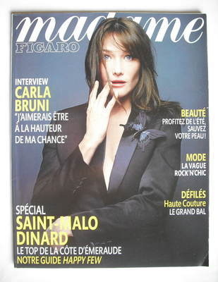 <!--2008-07-19-->Madame Figaro magazine - 19 July 2008 - Carla Bruni cover
