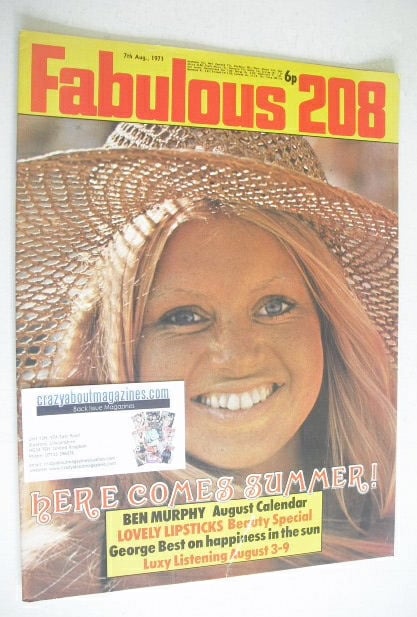 <!--1971-08-07-->Fabulous 208 magazine (7 August 1971)