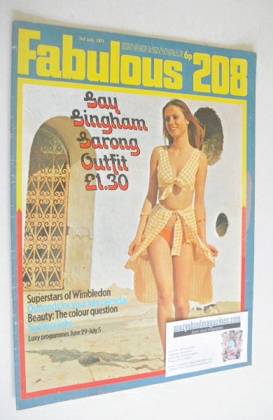 Fabulous 208 magazine (3 July 1971)