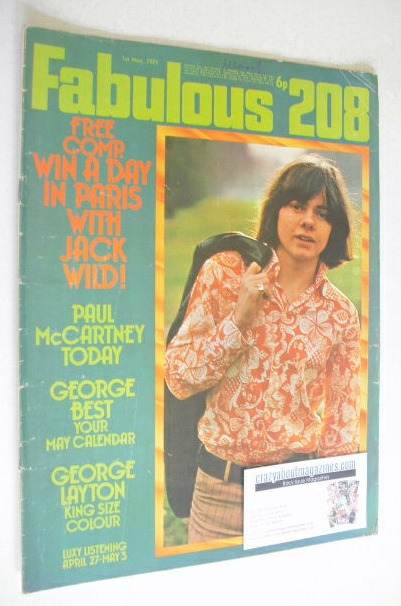 Fabulous 208 magazine (1 May 1971 - Jack Wild cover)