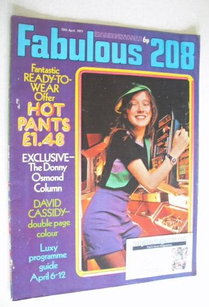 <!--1971-04-10-->Fabulous 208 magazine (10 April 1971)