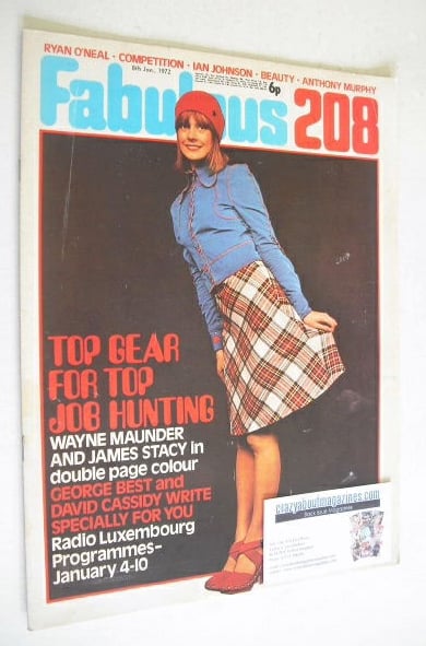<!--1972-01-08-->Fabulous 208 magazine (8 January 1972)