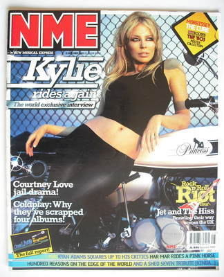 <!--2003-11-08-->NME magazine - Kylie Minogue cover (8 November 2003)