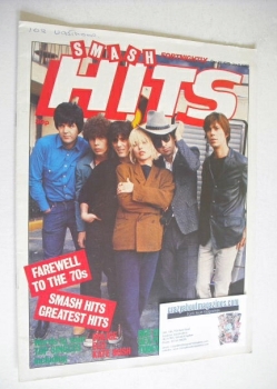 Smash Hits magazine - Blondie cover (27 December 1979 - 9 January 1980)