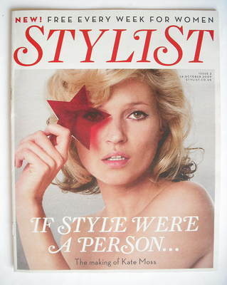 Stylist magazine - Issue 2 (14 October 2009 - Kate Moss cover)