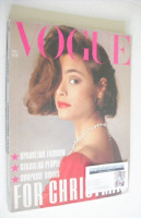 British Vogue Magazine December 1985 Uma Thurman Cover Submitted 23 days ago by uhungma. british vogue magazine december 1985