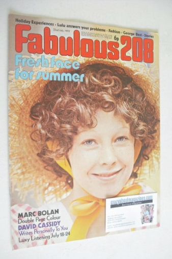 Fabulous 208 magazine (22 July 1972)