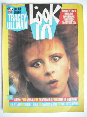 Look In magazine - Tracey Ullman cover (24 November 1984)